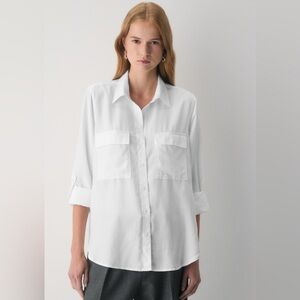 Aritzia Babaton | White Utility Shirt